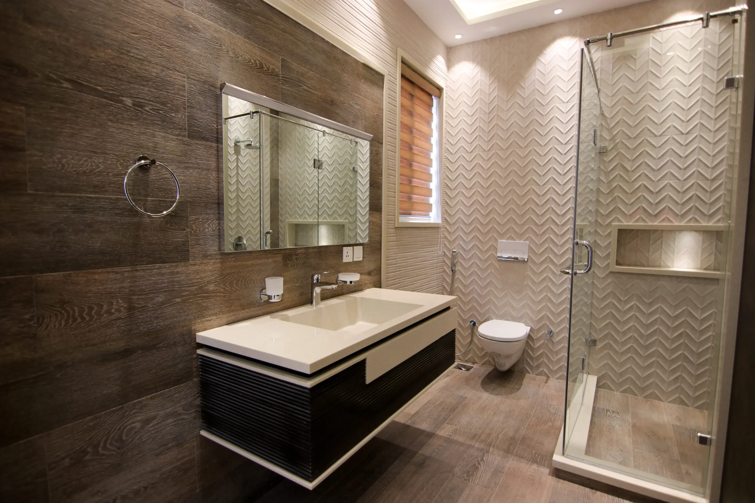 Classic Washroom with Tiles
